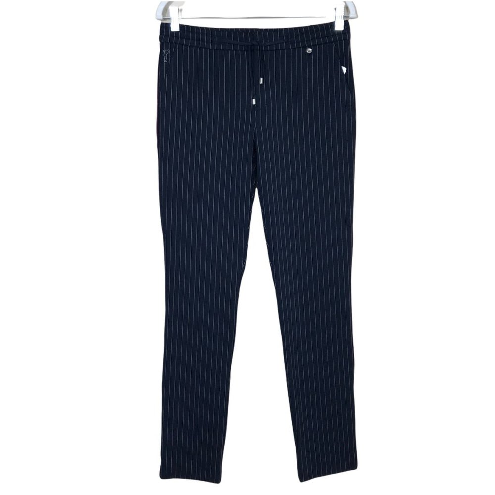 Golfino Performance Trend Revolution Striped Golf Pants Women’s 6 Navy Pinstripe